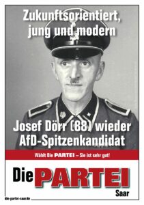 Zukunftsorientiert, jung und modern: Josef Dörr (88) wieder AfD-Spitzenkandidat