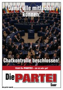 Damit alle mitlachen können: Chatkontrolle beschlossen!