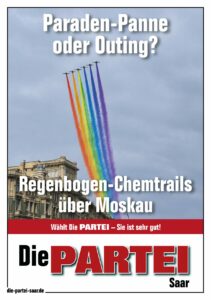 Paraden-Panne oder Outing? Regenbogen-Chemtrails über Moskau