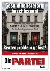 Gesundheitsreform beschlossen! Rentenproblem gelöst!