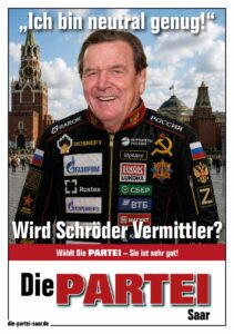 „Ich bin neutral genug!“ Wird Schröder Vermittler?