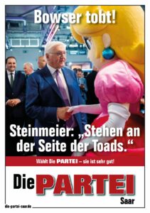 Bowser tobt! Steinmeier: „Stehen an der Seite der Toads.“