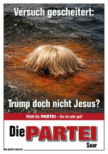 Versuch gescheitert: Trump doch nicht Jesus?
