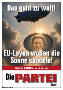Das geht zu weit! EU-Leyen wollen die Sonne canceln!